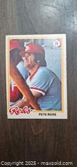 MaxSold Auction: 1978 OPC Pete Rose Baseball Card - Kingston (Ontario, Canada) SELLER MANAGED Downsizing Online Auction - Birchwood Drive