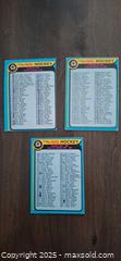 MaxSold Auction: 1979 OPC 3 marked checklists - Kingston (Ontario, Canada) SELLER MANAGED Downsizing Online Auction - Birchwood Drive