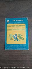 MaxSold Auction: Jean Pronovost OPC Rookie Hockey Card - Kingston (Ontario, Canada) SELLER MANAGED Downsizing Online Auction - Birchwood Drive