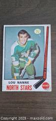 MaxSold Auction: Lou Nanne OPC Rookie Hockey Card - Kingston (Ontario, Canada) SELLER MANAGED Downsizing Online Auction - Birchwood Drive