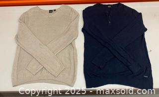 MaxSold Auction: Pair of Hugo boss knitwears  - Vancouver (British Columbia, Canada) SELLER MANAGED Downsizing Online Auction - West Broadway (CONDO)