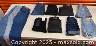 MaxSold Auction: Selection of womens Levi’s and designer jeans  - Vancouver (British Columbia, Canada) SELLER MANAGED Downsizing Online Auction - West Broadway (CONDO)