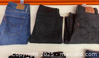 MaxSold Auction: Selection of womens Levi’s and designer jeans  - Vancouver (British Columbia, Canada) SELLER MANAGED Downsizing Online Auction - West Broadway (CONDO)