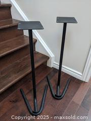 MaxSold Auction: Speaker stands w/internal wire routing. - Ottawa (Ontario, Canada) SELLER MANAGED Downsizing Online Auction - Pacer Place