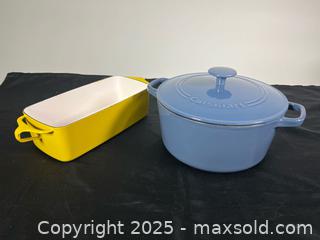 MaxSold Auction: 14” MCM DANSK IHQ Kobenstyle Yellow Enamel Quistgaard Loaf Pan  - Toronto (Ontario, Canada) SELLER MANAGED Reseller Online Auction - Chesswood Drive