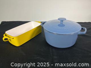 MaxSold Auction: 14” MCM DANSK IHQ Kobenstyle Yellow Enamel Quistgaard Loaf Pan  - Toronto (Ontario, Canada) SELLER MANAGED Reseller Online Auction - Chesswood Drive