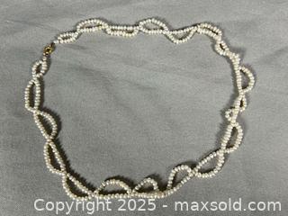 MaxSold Auction: 2-Strand Beaded FRESH WATER SEED PEARL Crochet Choker with 9CT GOLD Marked Clasp and More - Toronto (Ontario, Canada) SELLER MANAGED Reseller Online Auction - Chesswood Drive