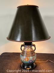 MaxSold Auction: 28” Chinese CLOISONNÉ Enameled Brass Table Lamp  - Toronto (Ontario, Canada) SELLER MANAGED Reseller Online Auction - Chesswood Drive