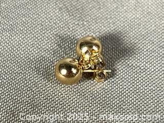 MaxSold Auction: (2) Pairs of 14K + 10K GOLD Stud Earrings - Marked  - Toronto (Ontario, Canada) SELLER MANAGED Reseller Online Auction - Chesswood Drive