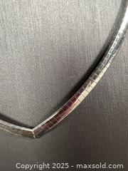 MaxSold Auction: (3) 925 SILVER Choker Necklaces - Marked  - Toronto (Ontario, Canada) SELLER MANAGED Reseller Online Auction - Chesswood Drive