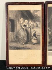 MaxSold Auction: (4) Antique Framed Fashion Plate Magazine Image Displays  - Toronto (Ontario, Canada) SELLER MANAGED Reseller Online Auction - Chesswood Drive