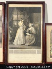 MaxSold Auction: (4) Antique Framed Fashion Plate Magazine Image Displays  - Toronto (Ontario, Canada) SELLER MANAGED Reseller Online Auction - Chesswood Drive