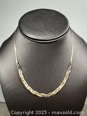MaxSold Auction: (5) 925 SILVER Chokers/Necklaces - Marked  - Toronto (Ontario, Canada) SELLER MANAGED Reseller Online Auction - Chesswood Drive