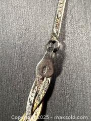 MaxSold Auction: (5) 925 SILVER Chokers/Necklaces - Marked  - Toronto (Ontario, Canada) SELLER MANAGED Reseller Online Auction - Chesswood Drive