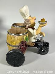 MaxSold Auction: (6) 1980’s Resin Wine Bottle Holders - Toronto (Ontario, Canada) SELLER MANAGED Reseller Online Auction - Chesswood Drive