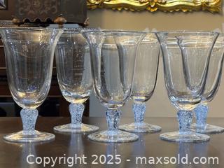 MaxSold Auction: (6) ARTLAND ADY3 Hand Blown Footed Iced-Tea Goblet/Glasses - Toronto (Ontario, Canada) SELLER MANAGED Reseller Online Auction - Chesswood Drive