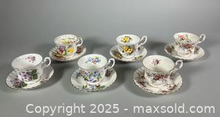 MaxSold Auction: (6) ROYAL ALBERT Bone China Teacup and Saucer Sets - Toronto (Ontario, Canada) SELLER MANAGED Reseller Online Auction - Chesswood Drive