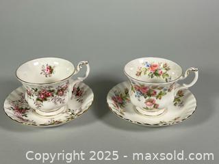MaxSold Auction: (6) ROYAL ALBERT Bone China Teacup and Saucer Sets - Toronto (Ontario, Canada) SELLER MANAGED Reseller Online Auction - Chesswood Drive