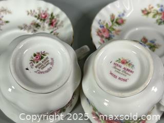 MaxSold Auction: (6) ROYAL ALBERT Bone China Teacup and Saucer Sets - Toronto (Ontario, Canada) SELLER MANAGED Reseller Online Auction - Chesswood Drive