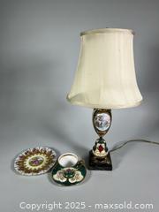 MaxSold Auction: Antique CARL LARSEN Signed Austrian Hand Painted Porcelain Table Lamp and More  - Toronto (Ontario, Canada) SELLER MANAGED Reseller Online Auction - Chesswood Drive