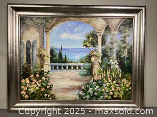 MaxSold Auction: Framed G RONALD Signed Oil Painting on Canvas  - Toronto (Ontario, Canada) SELLER MANAGED Reseller Online Auction - Chesswood Drive