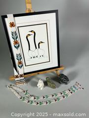 MaxSold Auction: Framed INDIGENOUS Print, Signed Soapstone Sculpture Carving and More - Toronto (Ontario, Canada) SELLER MANAGED Reseller Online Auction - Chesswood Drive