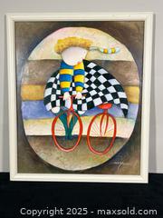 MaxSold Auction: Framed JOYCE ROYBAL Textured Print - Toronto (Ontario, Canada) SELLER MANAGED Reseller Online Auction - Chesswood Drive
