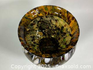 MaxSold Auction: Large Murano Style Rainbow Hand Blown Glass Centrepiece Bowl - Toronto (Ontario, Canada) SELLER MANAGED Reseller Online Auction - Chesswood Drive