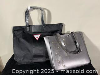 MaxSold Auction: NWT KARL LAGERFELD and GUESS Tote Bags  - Toronto (Ontario, Canada) SELLER MANAGED Reseller Online Auction - Chesswood Drive