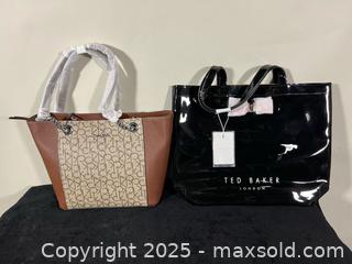 MaxSold Auction: NWT Large CALVIN KLEIN and TED BAKER Tote Bags - Toronto (Ontario, Canada) SELLER MANAGED Reseller Online Auction - Chesswood Drive