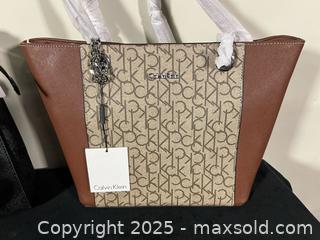 MaxSold Auction: NWT Large CALVIN KLEIN Tote and GUESS Jacqui Handbags - Toronto (Ontario, Canada) SELLER MANAGED Reseller Online Auction - Chesswood Drive