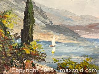 MaxSold Auction: Ornately Framed M PREGER Signed Oil Painting on Board - Toronto (Ontario, Canada) SELLER MANAGED Reseller Online Auction - Chesswood Drive