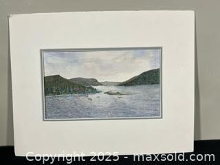 MaxSold Auction: RUTH BELFIE Signed Watercolour Painting  - Toronto (Ontario, Canada) SELLER MANAGED Reseller Online Auction - Chesswood Drive