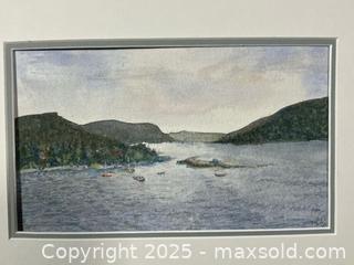 MaxSold Auction: RUTH BELFIE Signed Watercolour Painting  - Toronto (Ontario, Canada) SELLER MANAGED Reseller Online Auction - Chesswood Drive