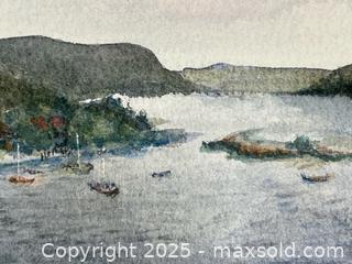 MaxSold Auction: RUTH BELFIE Signed Watercolour Painting  - Toronto (Ontario, Canada) SELLER MANAGED Reseller Online Auction - Chesswood Drive