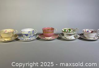 MaxSold Auction: SHELLEY, AYNSLEY Bone China Teacup/Saucer Sets and More - Toronto (Ontario, Canada) SELLER MANAGED Reseller Online Auction - Chesswood Drive