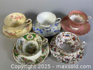 MaxSold Auction: SHELLEY, AYNSLEY Bone China Teacup/Saucer Sets and More - Toronto (Ontario, Canada) SELLER MANAGED Reseller Online Auction - Chesswood Drive