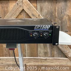 MaxSold Auction: Behringer Europower EP1500 2x700 watt Stereo Power Amp Rack - Toronto (Ontario, Canada) SELLER MANAGED Commercial Liquidation Online Auction - Clinton Street