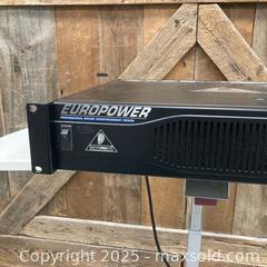 MaxSold Auction: Behringer Europower EP1500 2x700 watt Stereo Power Amp Rack - Toronto (Ontario, Canada) SELLER MANAGED Commercial Liquidation Online Auction - Clinton Street