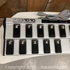 MaxSold Auction: Behringer FCB1010 MIDI Foot Controller - Toronto (Ontario, Canada) SELLER MANAGED Commercial Liquidation Online Auction - Clinton Street
