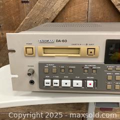 MaxSold Auction: Tascam DA-60 Stereo DAT Recorder  - Toronto (Ontario, Canada) SELLER MANAGED Commercial Liquidation Online Auction - Clinton Street
