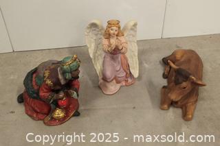 MaxSold Auction: 3x Nativity Figures  - Toronto (Ontario, Canada) SELLER MANAGED Downsizing Online Auction - Torbarrie Road (STORAGE)