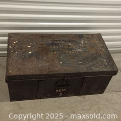 MaxSold Auction: Antique Military Chest 1  - Toronto (Ontario, Canada) SELLER MANAGED Downsizing Online Auction - Torbarrie Road (STORAGE)