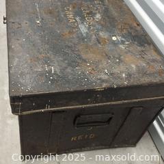 MaxSold Auction: Antique Military Chest 1  - Toronto (Ontario, Canada) SELLER MANAGED Downsizing Online Auction - Torbarrie Road (STORAGE)