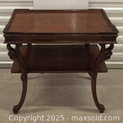 MaxSold Auction: Antique Side Table  - Toronto (Ontario, Canada) SELLER MANAGED Downsizing Online Auction - Torbarrie Road (STORAGE)