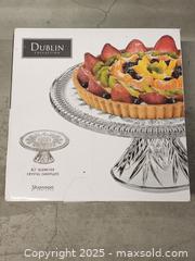 MaxSold Auction: Crystal Cake Plate - Toronto (Ontario, Canada) SELLER MANAGED Downsizing Online Auction - Torbarrie Road (STORAGE)