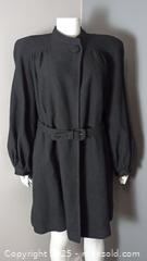 MaxSold Auction: Vintage Black Swing Coat - Toronto (Ontario, Canada) SELLER MANAGED Downsizing Online Auction - Torbarrie Road (STORAGE)