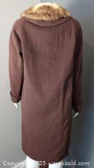 MaxSold Auction: Vintage Brown Coat With Fur Collar - Toronto (Ontario, Canada) SELLER MANAGED Downsizing Online Auction - Torbarrie Road (STORAGE)