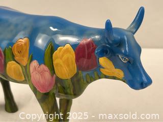 MaxSold Auction: Cow Figurine with Hand Painted Tulips from The Netherlands  - Campbell (California, USA) PARTNER MANAGED Estate Sale Online Auction - Dell Avenue