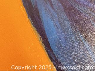 MaxSold Auction: Framed Print on Canvas of a Peacock - Campbell (California, USA) PARTNER MANAGED Estate Sale Online Auction - Dell Avenue